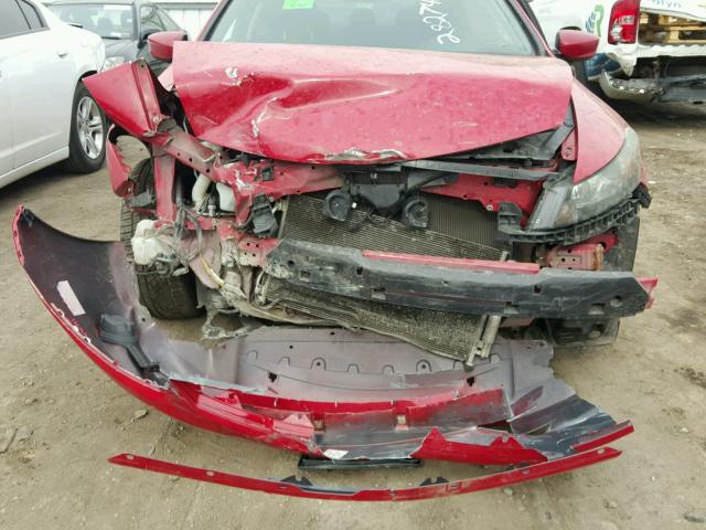 1HGCS117X8A024371 - 2008 HONDA ACCORD EX RED photo 9