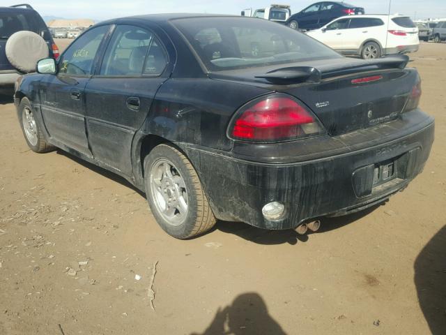 1G2NW52E42M608341 - 2002 PONTIAC GRAND AM G BLACK photo 3