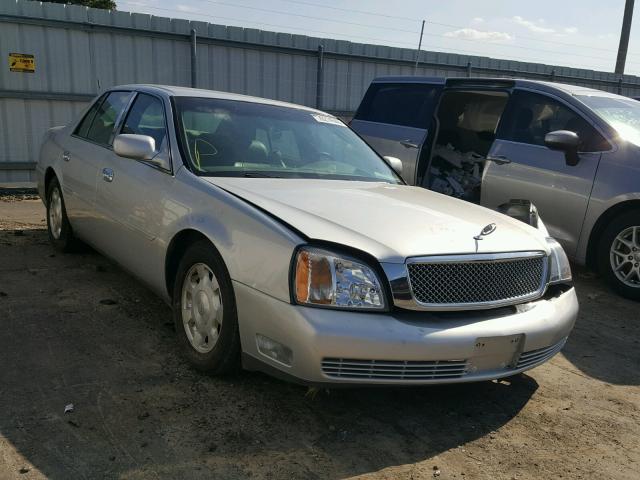 1G6KD54Y12U267611 - 2002 CADILLAC DEVILLE GRAY photo 1