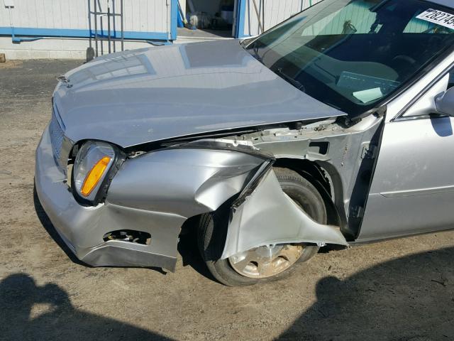 1G6KD54Y12U267611 - 2002 CADILLAC DEVILLE GRAY photo 9