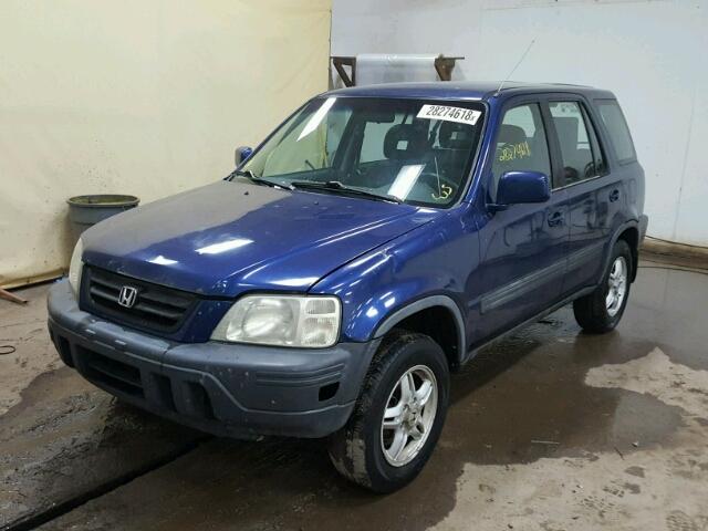 JHLRD1865XC080885 - 1999 HONDA CR-V EX BLUE photo 2