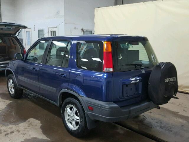 JHLRD1865XC080885 - 1999 HONDA CR-V EX BLUE photo 3