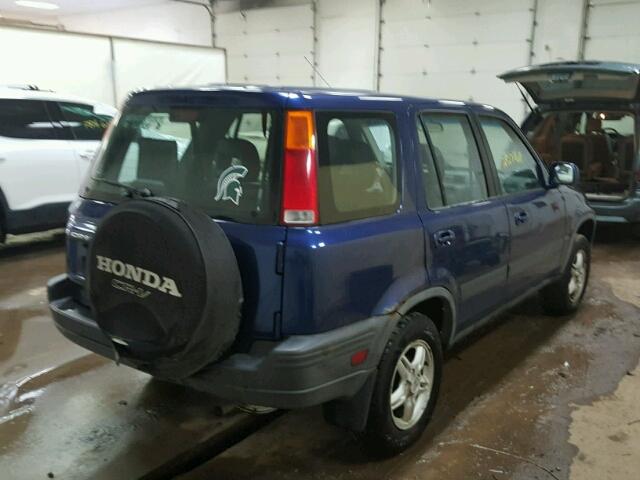 JHLRD1865XC080885 - 1999 HONDA CR-V EX BLUE photo 4