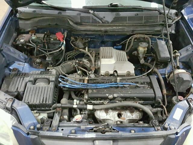 JHLRD1865XC080885 - 1999 HONDA CR-V EX BLUE photo 7