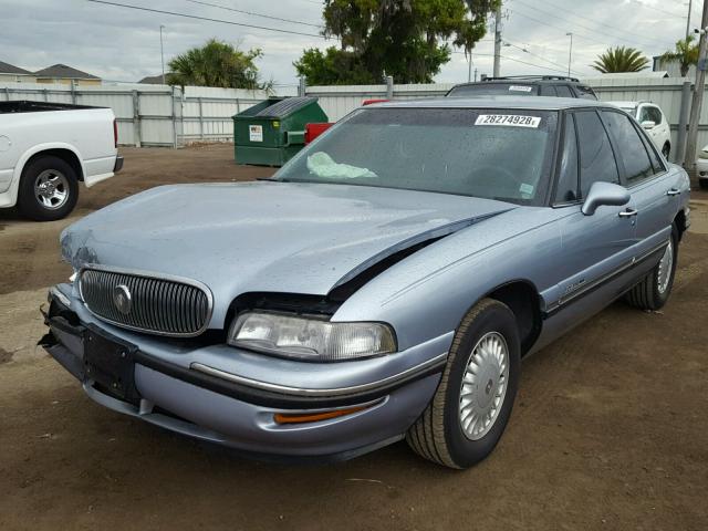 1G4HP52K2VH475292 - 1997 BUICK LESABRE CU BLUE photo 2