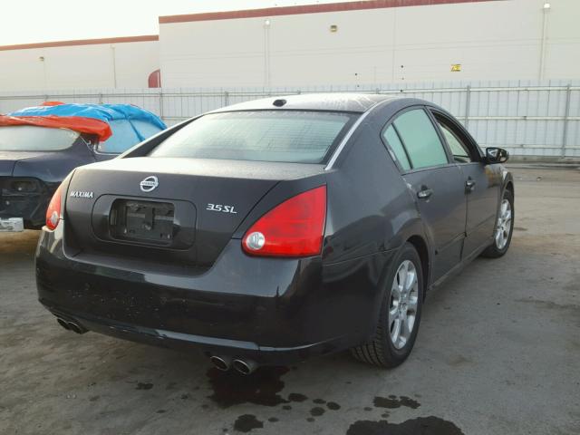 1N4BA41E68C821854 - 2008 NISSAN MAXIMA SE BLACK photo 4