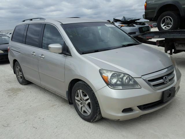 5FNRL384X6B460302 - 2006 HONDA ODYSSEY EX GRAY photo 1