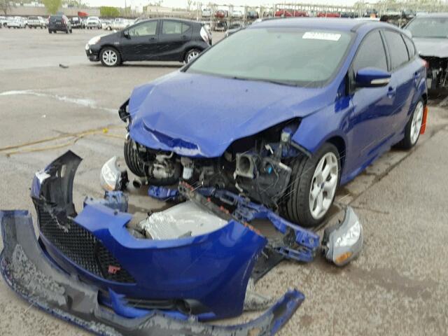 1FADP3L94EL406996 - 2014 FORD FOCUS ST BLUE photo 2