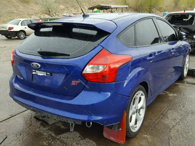 1FADP3L94EL406996 - 2014 FORD FOCUS ST BLUE photo 4