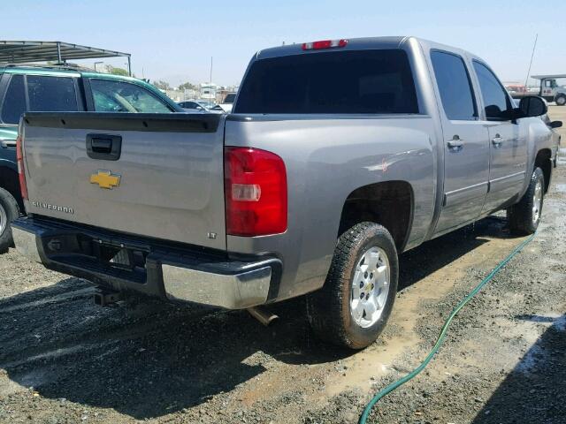 3GCPCSE00DG114365 - 2013 CHEVROLET SILVERADO GRAY photo 4