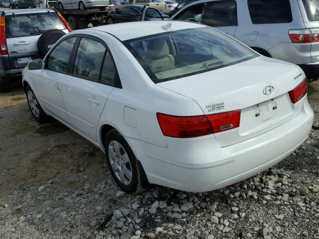 5NPET4AC4AH643548 - 2010 HYUNDAI SONATA GLS WHITE photo 3