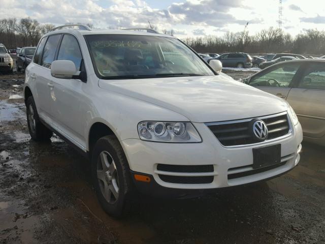 WVGZE77L87D026832 - 2007 VOLKSWAGEN TOUAREG V6 WHITE photo 1