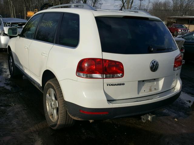 WVGZE77L87D026832 - 2007 VOLKSWAGEN TOUAREG V6 WHITE photo 3