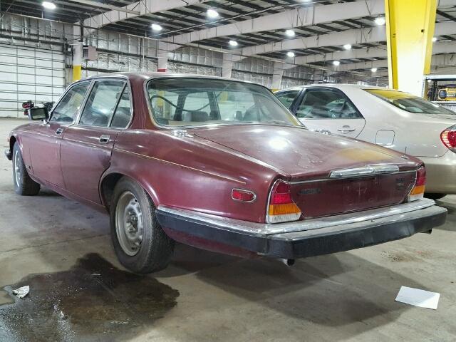 JAVLN4AC316923 - 1980 JAGUAR XJ6 BURGUNDY photo 3