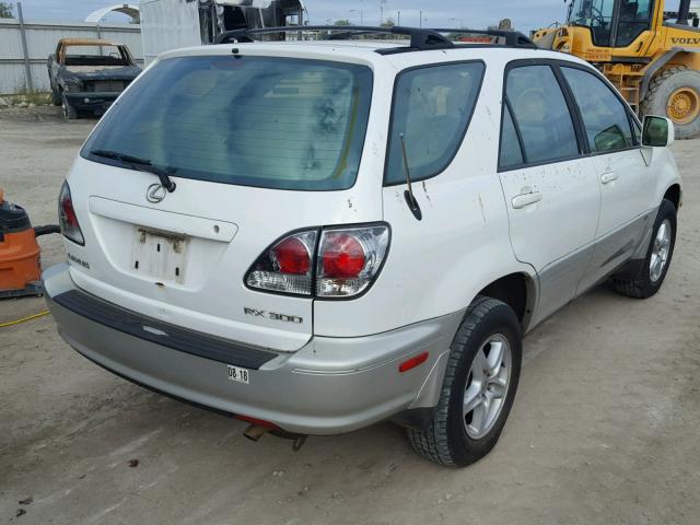 JTJGF10U820147981 - 2002 LEXUS RX 300 WHITE photo 4