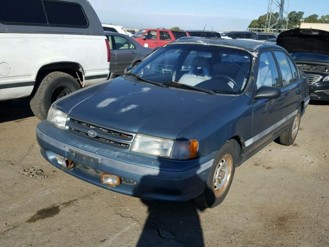 JT2EL43T7P0372710 - 1993 TOYOTA TERCEL DX GREEN photo 2