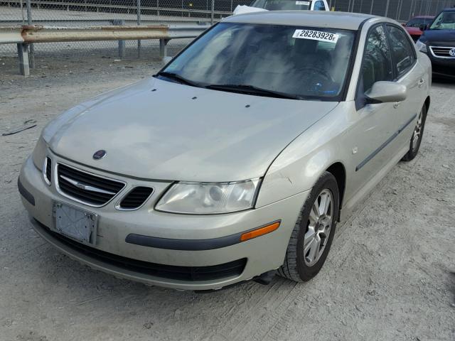 YS3FD49Y371007214 - 2007 SAAB 9-3 2.0T CREAM photo 2