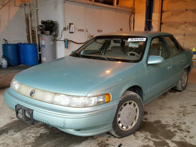 1MELM5044RG612447 - 1994 MERCURY SABLE GS GREEN photo 2