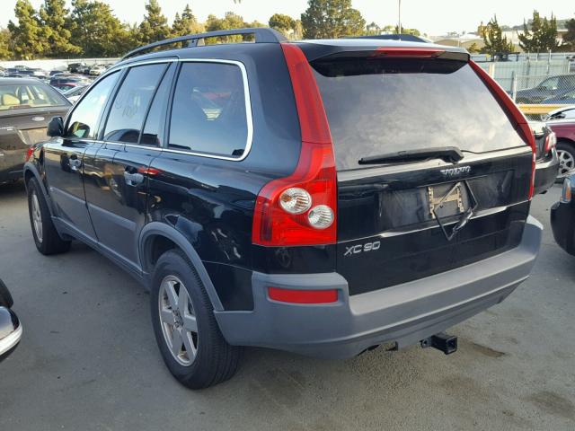 YV1CY592751135107 - 2005 VOLVO XC90 BLACK photo 3