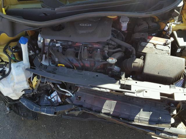 KNADM4A34G6588303 - 2016 KIA RIO LX Դեղին լուսանկար 7