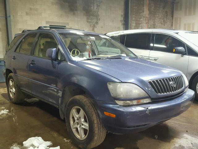 JT6HF10UXY0101057 - 2000 LEXUS RX 300 BLUE photo 1