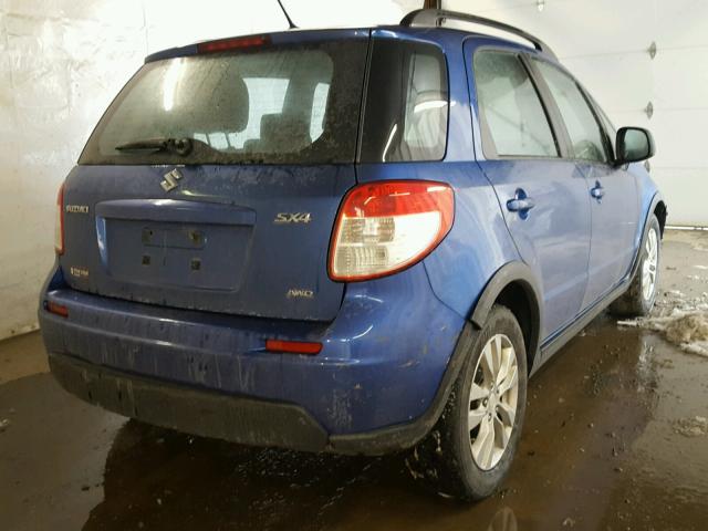 JS2YB5A30D6100594 - 2013 SUZUKI SX4 BASE BLUE photo 4