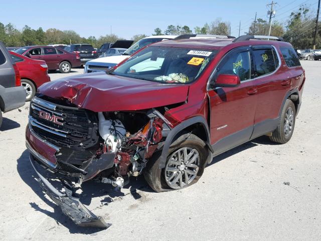 1GKKNMLS3HZ174767 - 2017 GMC ACADIA SLT წითელი ფოტო 2
