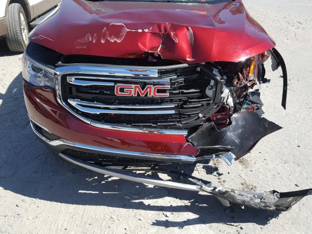 1GKKNMLS3HZ174767 - 2017 GMC ACADIA SLT წითელი ფოტო 7