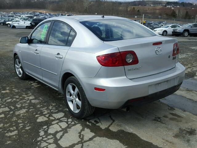 JM1BK12F361455888 - 2006 MAZDA 3 I ვერცხლისფერი ფოტო 3