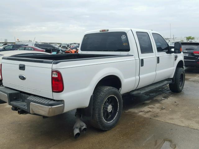 1FTSW20R09EA83365 - 2009 FORD F250 SUPER WHITE photo 4