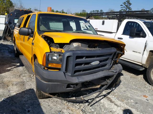 1FTSW20597EB45212 - 2007 FORD F250 SUPER YELLOW photo 1