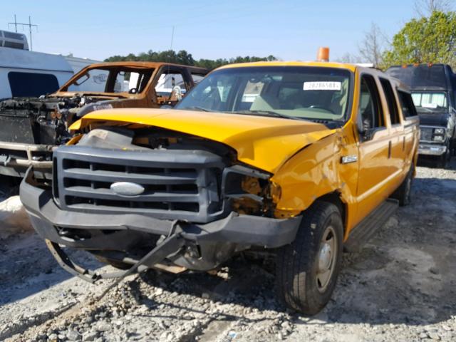 1FTSW20597EB45212 - 2007 FORD F250 SUPER YELLOW photo 2