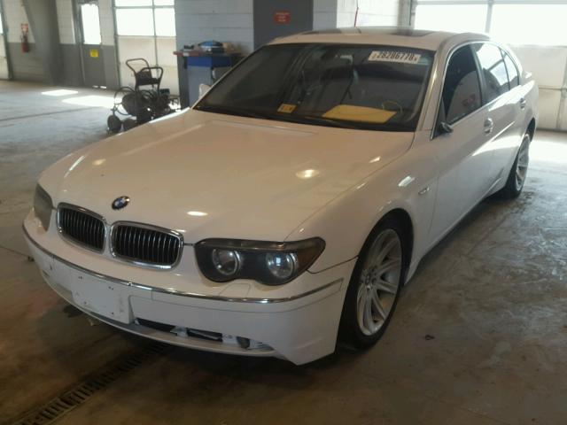 WBAGN63472DR02011 - 2002 BMW 745 LI WHITE photo 2