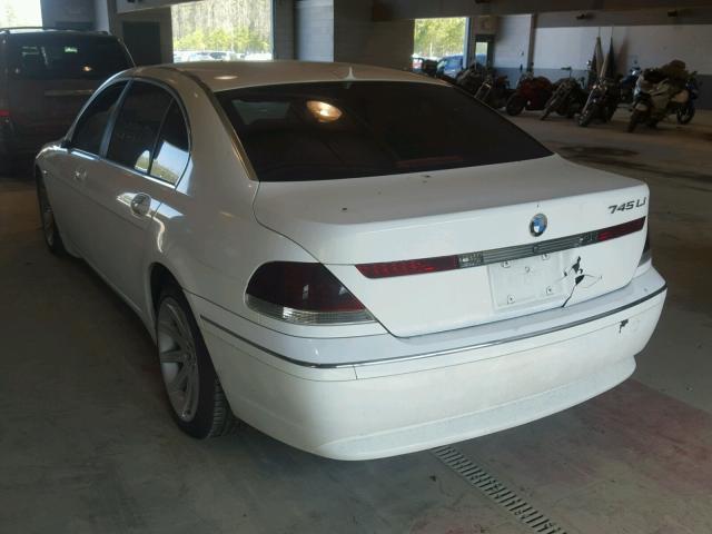 WBAGN63472DR02011 - 2002 BMW 745 LI WHITE photo 3