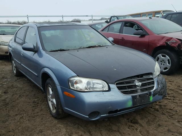 JN1CA31D4YT763343 - 2000 NISSAN MAXIMA GLE BLUE photo 1