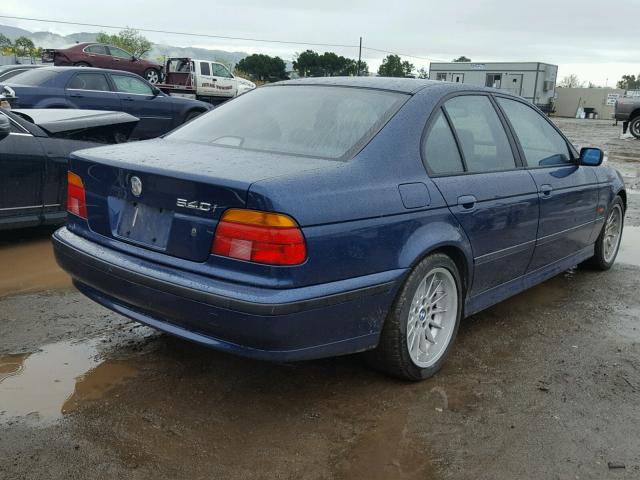 WBADN5347YGC93459 - 2000 BMW 540 I BLUE photo 4