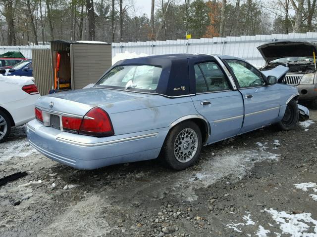 2MEFM75W9YX674227 - 2000 MERCURY GRAND MARQ BLUE photo 4