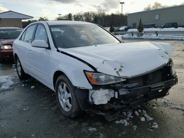 5NPEU46C66H165453 - 2006 HYUNDAI SONATA GLS WHITE photo 1