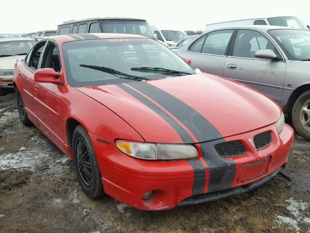 1G2WP52K2XF255729 - 1999 PONTIAC GRAND PRIX RED photo 1