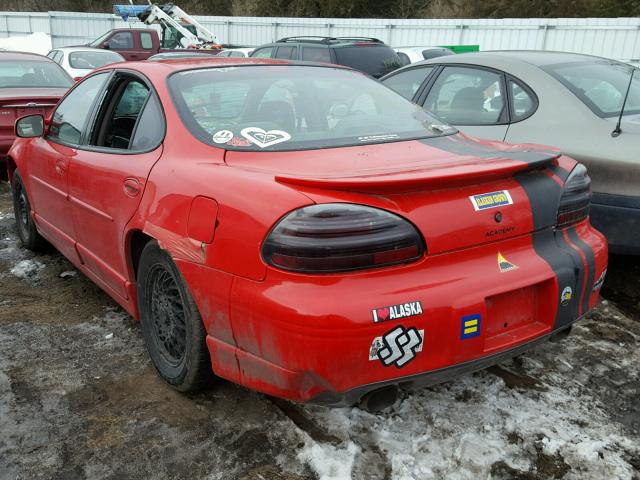 1G2WP52K2XF255729 - 1999 PONTIAC GRAND PRIX RED photo 3