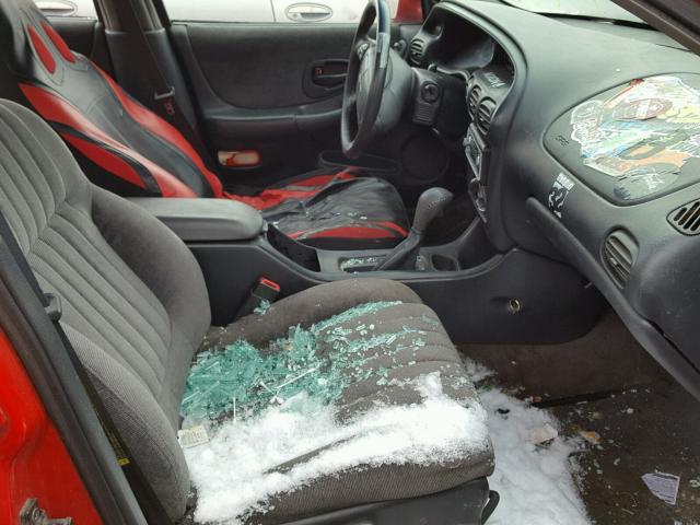 1G2WP52K2XF255729 - 1999 PONTIAC GRAND PRIX RED photo 5