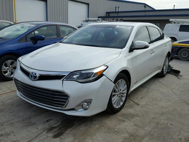 4T1BD1EB4EU023371 - 2014 TOYOTA AVALON HYB WHITE photo 2