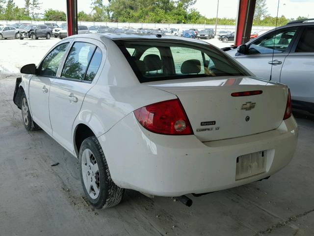 1G1AL58F887304383 - 2008 CHEVROLET COBALT LT WHITE photo 3