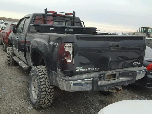 1GTSKVE37AZ250772 - 2010 GMC SIERRA K15 BLACK photo 3