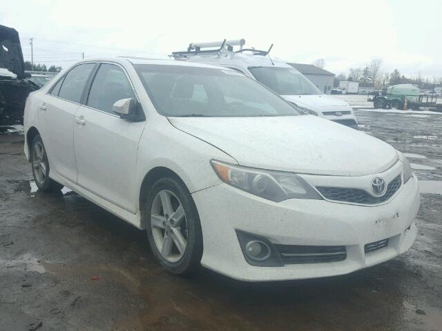 4T1BF1FK5CU145713 - 2012 TOYOTA CAMRY BASE WHITE photo 1