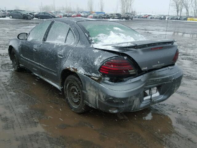 1G2NE52FX4C102050 - 2004 PONTIAC GRAND AM S GRAY photo 3