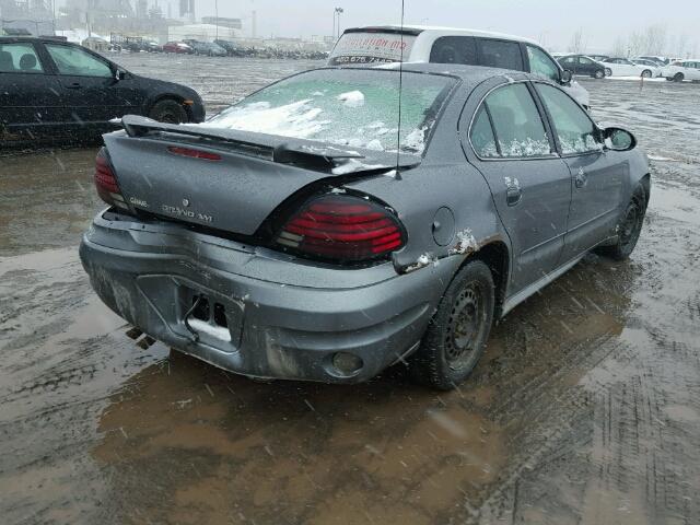 1G2NE52FX4C102050 - 2004 PONTIAC GRAND AM S GRAY photo 4