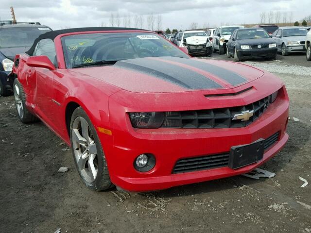 2G1FK3DJ3B9177510 - 2011 CHEVROLET CAMARO 2SS RED photo 1