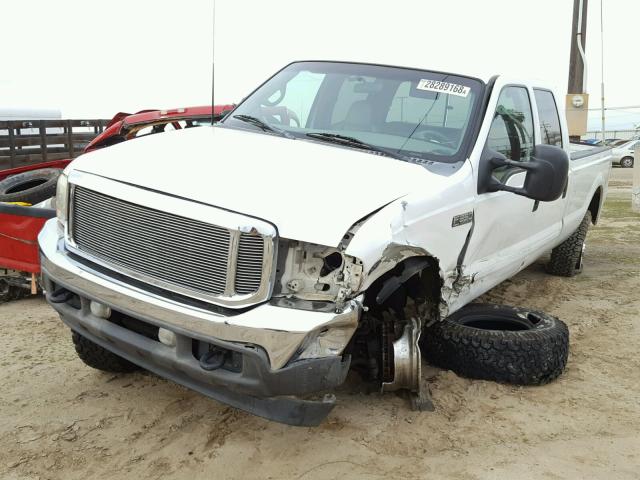 1FTSW31S82EC04611 - 2002 FORD F350 SRW S WHITE photo 2