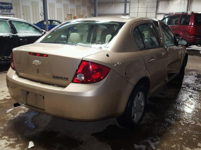 1G1AL58FX67745588 - 2006 CHEVROLET COBALT LT BEIGE photo 4